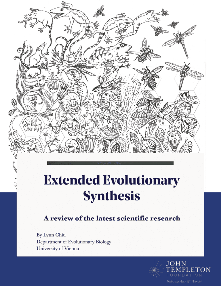 Extended Evolutionary Synthesis - John Templeton Foundation